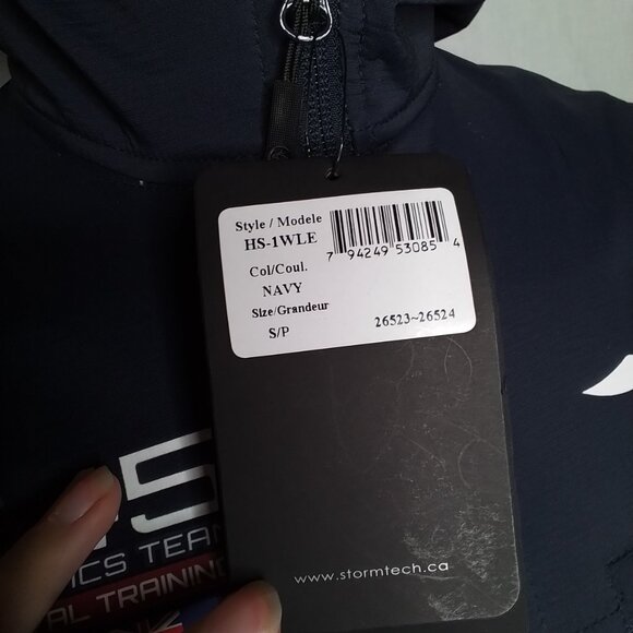 Mens Functional Dept Training Australia Stormtech Petite Sz Small Navy Jacket - Picture 4 of 8